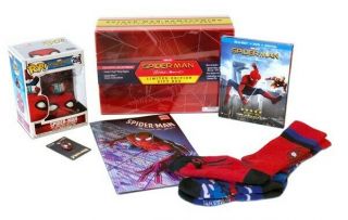 Upside Down Spider - Man Homecoming Walmart Exclusive Funko Pop 259 W/movie Set