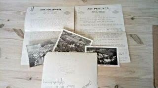 1939 Air Pictures Of Godalming,  Witley& Surrey With Accompanying Letters Hobart
