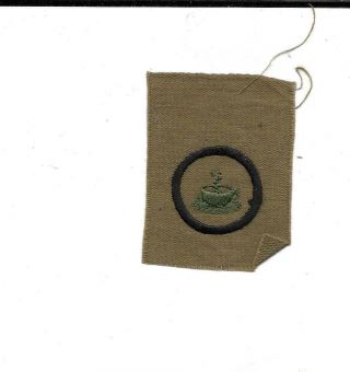 1920s Girl Scout Khaki Badge Or Patch - - Hostess