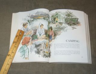 Junior Girl Scout Handbook 1967,  Very Good With Light Use And Ships 4
