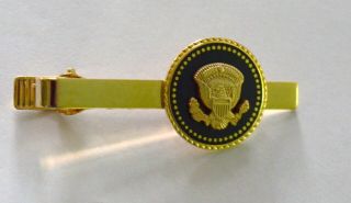 President Barack Obama Presidential Seal White House Tie Bar Authentic