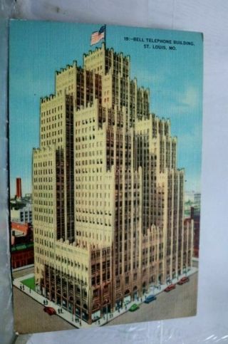 Missouri Mo Bell Telephone Building St Louis Postcard Old Vintage Card View Post
