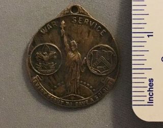 1918 Wwi Boy Scouts Bsa War Service Liberty Loan Campaign Medal Us Treasury