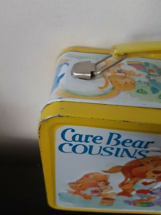 Vintage 1985 Care Bear Cousins Lunch Box 1985 American Greetings Corp Metal 2