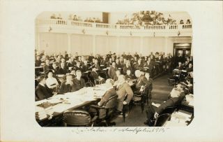 Montpelier,  Vt Rppc The Vermont Legislature At Work 1915