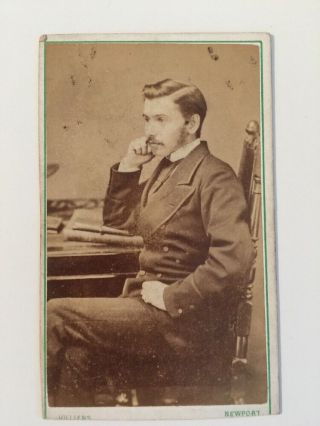 Victorian Carte De Visite Cdv Photo - Villiers & Son - Newport Mon - Gentleman