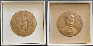 Edward A.  Macdowell Nyu Hall Of Fame For Great Americans Bronze Medal - Maco