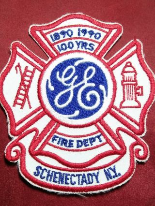 Schenectady York State General Electric Fire Dept.  Centennial Police Patch