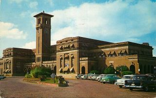 Postcard Missouri Pacific Railroad Depot,  Little Rock,  Arkansas - Circa 1950s