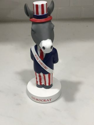 Bosley Bobbers Vote Democrat Donkey Bobblehead Patriotic Obama Clinton Party