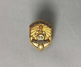 Vintage National Safety Council 25 Year Safe Driver Award Pin