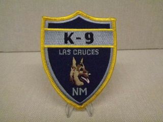 Las Cruces (nm) Police Department K - 9 Patch,  Pre - 1990,  Pristine