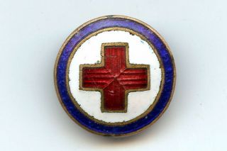 Russian Ussr Red Cross Badge 14 Mm Grade