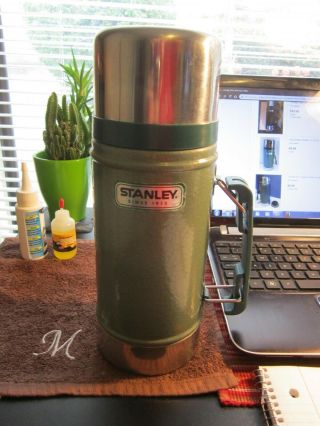 Stanley Thermos Wide Mouth 24 Oz.  Stainless Steel Vacuum