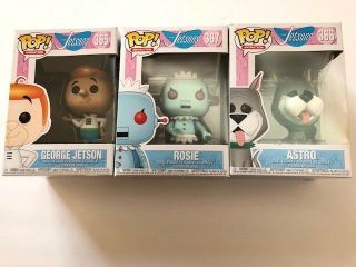 Funko Pop The Jetsons Full Set Includes George,  Rosie & Astro 365,  366,  367