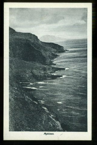 Faroe Islands C1930s Mykines Postcard Jacobsens MyggenÆs