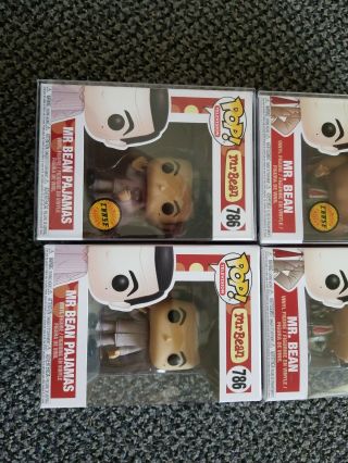 FUNKO POP MR BEAN SET OF 4 WITH BOTH CHASES - 3