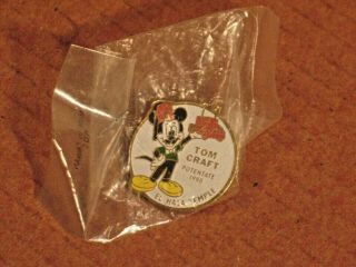 Htf Vtg 1998 Mickey Mouse With Fez Shrinners Lapel Pin In Package