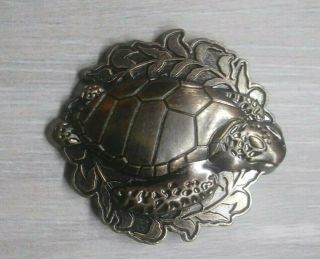 Sea World Busch Gardens 2019 Pin Trading Bronze 3d Turtle Ambassador Pin P1