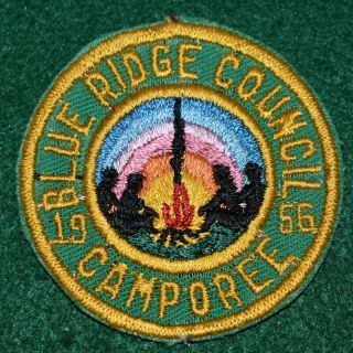 Vintage Boy Scout - 1956 Blue Ridge Council Cut Edge Camporee Patch