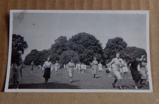 Photograph Social History Private School Sports Day Mothers Race 1930 