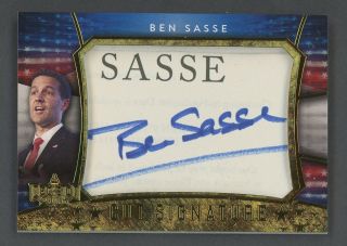 2016 Decision Gold Foil Ben Sasse Cut Signature Auto