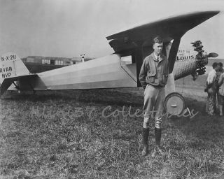 Charles Lindbergh American Aviator Spirit Of St Louis 8x10 Glossy Photo