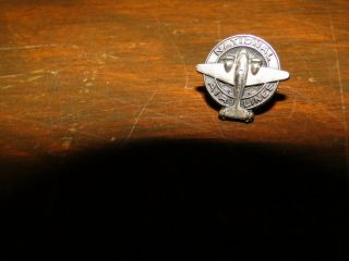 Vintage Sterling Silver National Airlines Service Pin