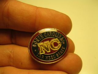 Vintage North Carolina Tar Heel State Metal Pin
