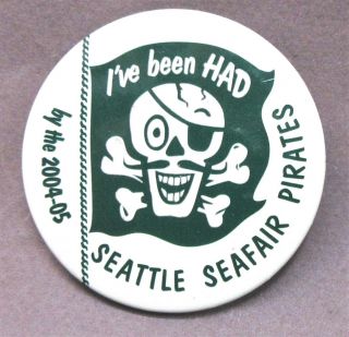2004 - 2005 Seattle Seafair Pirates Hydroplane Race Boat Pinback Button