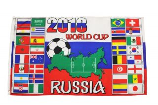 Russia,  Fifa Soccer World Cup 2018 - Countries Flags 3 