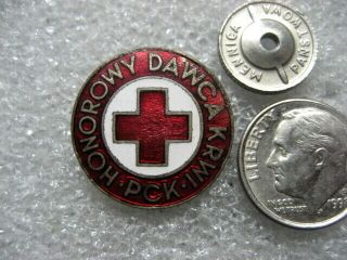 . Poland Polish Red Cross Pck To Honored Donor 1960s