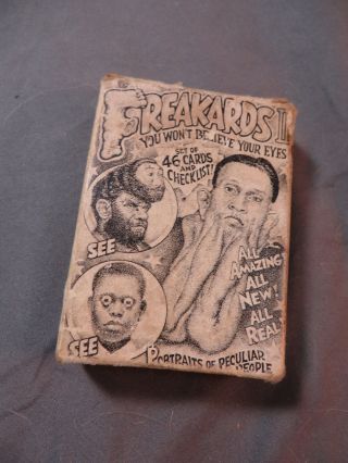 Shel - Tone Freakards Ii: Portraits Of Peculiar People Trading Card Set