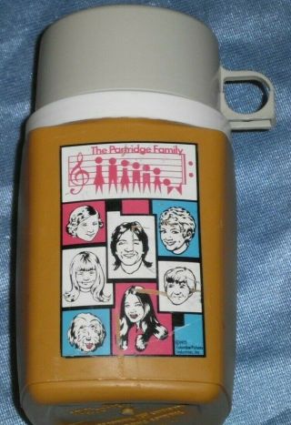 1973 The Partridge Family Plastic Thermos
