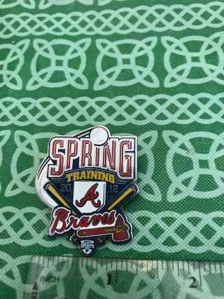 Atlanta Braves Spring Training 2012 MLB Enamel Lapel Pin 2
