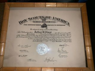 1944 Boy Scouts Of America Silver Beaver Award