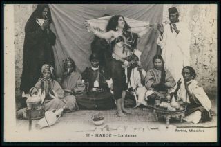 North Africa Ethnic Arab Nude Woman Vintage C1910 - 1920s Postcard Cd10