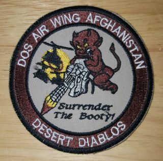 Us State Department Dos Air Wing Narcotics Afghanistan Desert Diblos Patch Mar