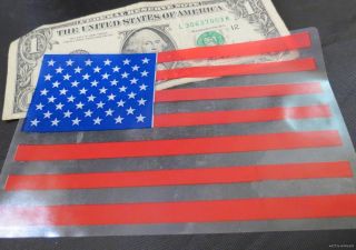 Of 250 American Flag Window Stickers Decals 5x4 Car Auto Usa Made