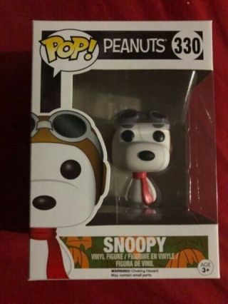 Funko Pop Peanuts Snoopy Great Pumpkin Halloween Flying Ace Walgreens 330