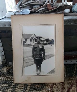 Vintage Wwi Ww1 British Army Officer Decorated Photograph Photo Gerry 