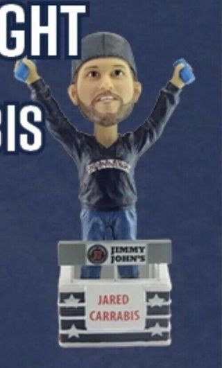 Jared Carrabis Lowell Spinners Sga Bobblehead 7/6/19 Red Sox Writer Barstool