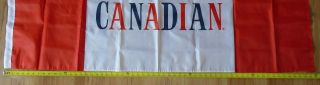 MOLSON CANADIAN BEER PROMO FLAG CANADA FLAG LIMITED COLLECTIBLE LARGE 2