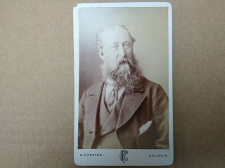 Cdv Victorian Photograph Of A Gent By E C Porter Of Ealing