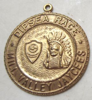 1976 Dipsea Race Mill Valley Jaycees Participation Medal
