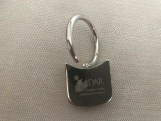 DAR Daughters of the American Revolution Key Chain - 4