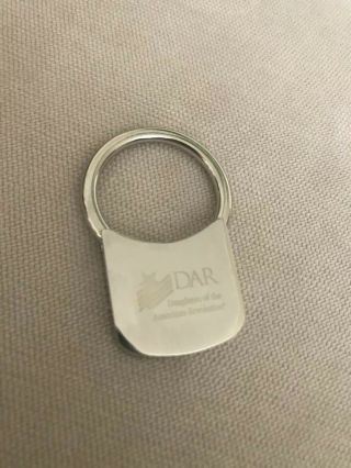 DAR Daughters of the American Revolution Key Chain - 5