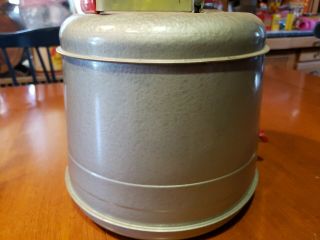 Vintage Woodland Jug Metal Thermos Water Cooler 1 Gallon Spigot Cabin Camp Decor 5