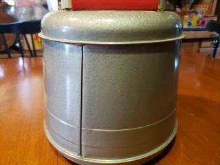 Vintage Woodland Jug Metal Thermos Water Cooler 1 Gallon Spigot Cabin Camp Decor 6