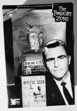 Biff Bang Pow Twilight Zone Mystic Seer Orig Bobble Head 2009 William Shatner